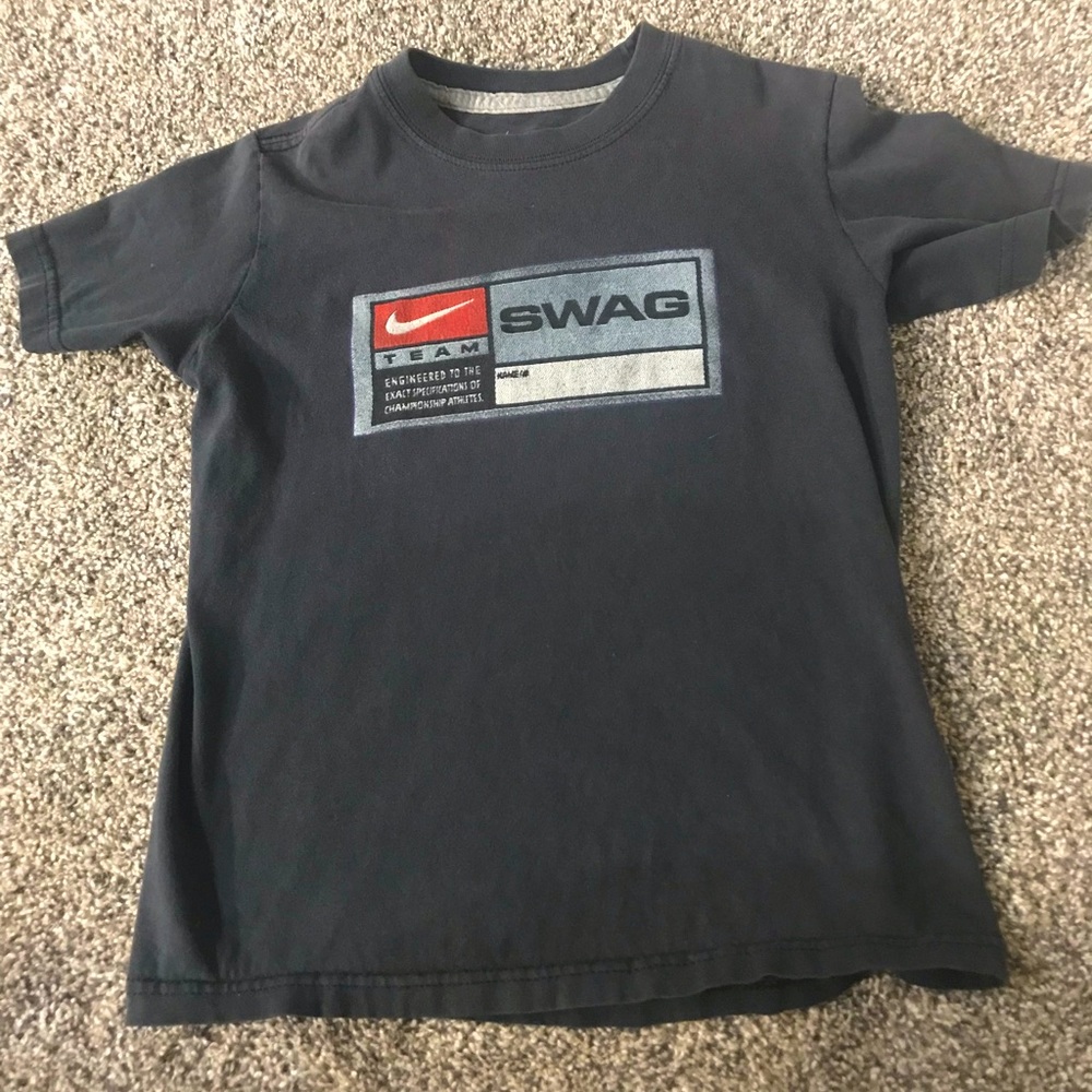 team Nike swag boys tshirt